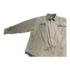 Gander Mountain‎ Shirt Mens 2XL Flannel Lined Button Up Workwear Outdoor Pockets